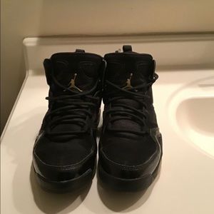 Air jordan flightclub 91 black metallic Gold (GS)